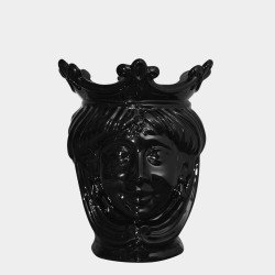 Testa h 25 liscia black lucido femmina - 1 Testa h 25 liscia black lucido femmina - 1