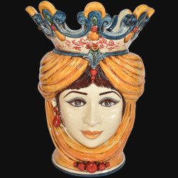 Ceramic Head with h 40 yellow and orange female  - 1