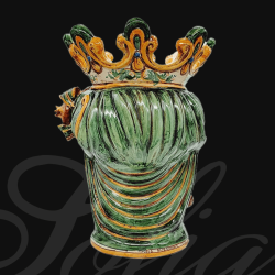 Testa h 40 melograno verde/arancio donna - 6 Testa h 40 melograno verde/arancio donna - 6